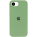 Накладка (з мікрофіброю) Silk Full Protective для iPhone 16e / iPhone 17e- сосново-зелений