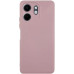Накладка (з мікрофіброю) GETMAN Liquid Silk Full Camera для Infinix Smart 9 4G / Hot 50i- рожевий пісок