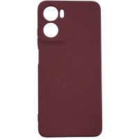 Накладка (з мікрофіброю) GETMAN Liquid Silk Full Camera для Motorola Moto G05 / E15 4G- марсала Накладка (з мікрофіброю) GETMAN Liquid Silk Full Camera для Motorola Moto G05 / E15 4G- марсала