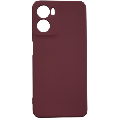 Накладка (з мікрофіброю) GETMAN Liquid Silk Full Camera для Motorola Moto G05 / E15 4G- марсала Накладка (з мікрофіброю) GETMAN Liquid Silk Full Camera для Motorola Moto G05 / E15 4G- марсала