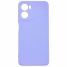 Накладка (з мікрофіброю) GETMAN Liquid Silk Full Camera для Motorola Moto G05 / E15 4G- бузковий