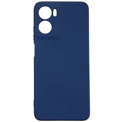 Накладка (з мікрофіброю) GETMAN Liquid Silk Full Camera для Motorola Moto G05 / E15 4G- темно-синій Накладка (з мікрофіброю) GETMAN Liquid Silk Full Camera для Motorola Moto G05 / E15 4G- темно-синій