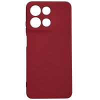 Накладка (з мікрофіброю) GETMAN Liquid Silk Full Camera для Motorola Moto G15 / Moto G15 Power / Moto G17 / Moto G17 Power- темно-червоний Накладка (з мікрофіброю) GETMAN Liquid Silk Full Camera для Motorola Moto G15 / Moto G15 Power / Moto G17 / Moto G17 Power- темно-червоний