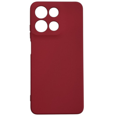 Накладка (з мікрофіброю) GETMAN Liquid Silk Full Camera для Motorola Moto G15 / Moto G15 Power / Moto G17 / Moto G17 Power- темно-червоний Накладка (з мікрофіброю) GETMAN Liquid Silk Full Camera для Motorola Moto G15 / Moto G15 Power / Moto G17 / Moto G17 Power- темно-червоний