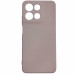 Накладка (з мікрофіброю) GETMAN Liquid Silk Full Camera для Motorola Moto G15 / Moto G15 Power / Moto G17 / Moto G17 Power- пастельно-рожевий
