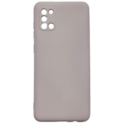 Накладка (з мікрофіброю) GETMAN Liquid Silk Full Camera для Samsung A31 / A315- пастельно-рожевий Накладка (з мікрофіброю) GETMAN Liquid Silk Full Camera для Samsung A31 / A315- пастельно-рожевий