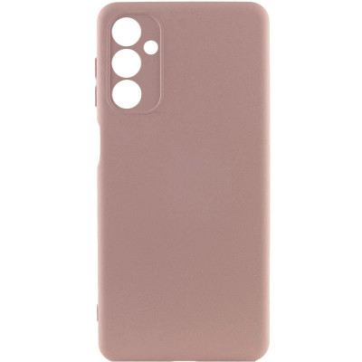 Накладка (з мікрофіброю) GETMAN Liquid Silk Full Camera для Samsung A34 5G- рожевий пісок Накладка (з мікрофіброю) GETMAN Liquid Silk Full Camera для Samsung A34 5G- рожевий пісок