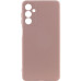 Накладка (з мікрофіброю) GETMAN Liquid Silk Full Camera для Samsung A34 5G- рожевий пісок