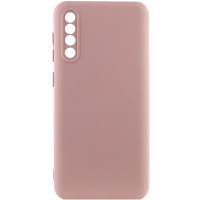 Накладка (з мікрофіброю) GETMAN Liquid Silk Full Camera для Samsung A50 / A30s- рожевий пісок Накладка (з мікрофіброю) GETMAN Liquid Silk Full Camera для Samsung A50 / A30s- рожевий пісок
