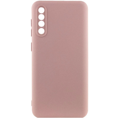 Накладка (з мікрофіброю) GETMAN Liquid Silk Full Camera для Samsung A50 / A30s- рожевий пісок Накладка (з мікрофіброю) GETMAN Liquid Silk Full Camera для Samsung A50 / A30s- рожевий пісок