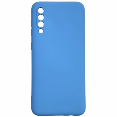 Накладка (з мікрофіброю) GETMAN Liquid Silk Full Camera для Samsung A50 / A30s- блакитний Накладка (з мікрофіброю) GETMAN Liquid Silk Full Camera для Samsung A50 / A30s- блакитний