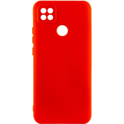 Накладка (з мікрофіброю) GETMAN Liquid Silk Full Camera для Xiaomi Redmi 9C- червоний