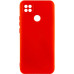 Накладка (з мікрофіброю) GETMAN Liquid Silk Full Camera для Xiaomi Redmi 9C- червоний
