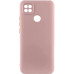 Накладка (з мікрофіброю) GETMAN Liquid Silk Full Camera для Xiaomi Redmi 9C- рожевий пісок