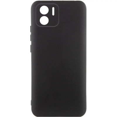 Накладка (з мікрофіброю) GETMAN Liquid Silk Full Camera для Xiaomi Redmi A1 / A2- чорний Накладка (з мікрофіброю) GETMAN Liquid Silk Full Camera для Xiaomi Redmi A1 / A2- чорний