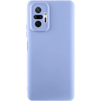 Накладка (з мікрофіброю) GETMAN Liquid Silk Full Camera для Xiaomi Redmi Note 10 Pro / Note 10 Pro Max- бузковий Накладка (з мікрофіброю) GETMAN Liquid Silk Full Camera для Xiaomi Redmi Note 10 Pro / Note 10 Pro Max- бузковий