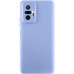 Накладка (з мікрофіброю) GETMAN Liquid Silk Full Camera для Xiaomi Redmi Note 10 Pro / Note 10 Pro Max- бузковий