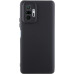 Накладка (з мікрофіброю) GETMAN Liquid Silk Full Camera для Xiaomi Redmi Note 10 Pro / Note 10 Pro Max- чорний