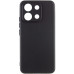 Накладка (з мікрофіброю) GETMAN Liquid Silk Full Camera для Xiaomi Redmi Note 13 Pro 4G / Poco M6 Pro 4G / Redmi Note 14s- чорний