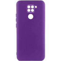Накладка (з мікрофіброю) GETMAN Liquid Silk Full Camera для Xiaomi Redmi Note 9- фіолетовий Накладка (з мікрофіброю) GETMAN Liquid Silk Full Camera для Xiaomi Redmi Note 9- фіолетовий