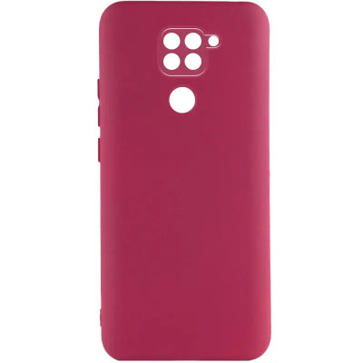 Накладка (з мікрофіброю) GETMAN Liquid Silk Full Camera для Xiaomi Redmi Note 9- марсала Накладка (з мікрофіброю) GETMAN Liquid Silk Full Camera для Xiaomi Redmi Note 9- марсала