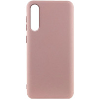 Накладка (з мікрофіброю) GETMAN Liquid Silk для Samsung A50 / A50s / A30s- рожевий пісок