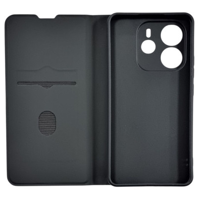 Чохол-книжка Skin Case для Xiaomi Redmi Note 14 4G (UA/Europe)- темно-синій