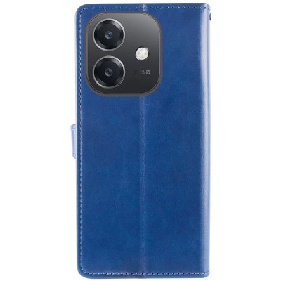 Чохол-книжка GETMAN Gallant шкіряний для Oppo A3 4G / A3x 4G/ A40m- синій Чохол-книжка GETMAN Gallant шкіряний для Oppo A3 4G / A3x 4G/ A40m- синій