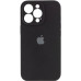 Накладка (з мікрофіброю) Silk Full Camera для iPhone 12 Pro Max- чорний