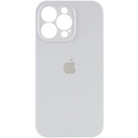 Накладка (з мікрофіброю) Silk Full Camera для iPhone 14 Pro- білий
