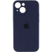 Накладка (з мікрофіброю) Silk Full Camera для iPhone 15- чорничний