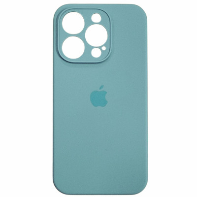 Накладка (з мікрофіброю) Silk Full Camera для iPhone 15 Pro Max- сосново-зелений