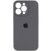 Накладка (з мікрофіброю) Silk Full Camera для iPhone 15 Pro Max- темно-сірий