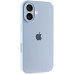Накладка (з мікрофіброю) Silk Full Camera для iPhone 16- солодкий синій