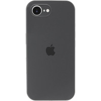 Накладка (з мікрофіброю) Silk Full Camera для iPhone 16e / iPhone 17e- темно-сірий