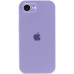 Накладка (з мікрофіброю) Silk Full Camera для iPhone 16e / iPhone 17e- бузковий