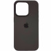 Накладка (з мікрофіброю) Silk Full Protective для iPhone 13- темно-коричневий
