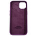 Накладка (з мікрофіброю) Silk Full Protective для iPhone 13- виноградний