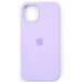 Накладка (з мікрофіброю) Silk Full Protective для iPhone 13- лавандовий