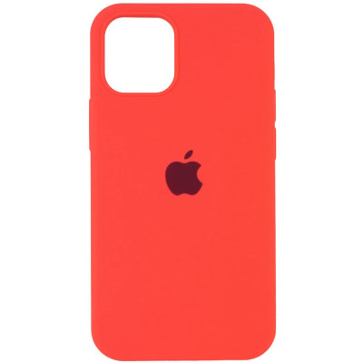 Накладка (з мікрофіброю) Silk Full Protective для iPhone 14 Pro- цитрусовий