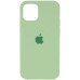 Накладка (з мікрофіброю) Silk Full Protective для iPhone 15- фісташковий