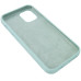 Накладка (з мікрофіброю) Silk Full Protective для iPhone 15- світло-бірюзовий