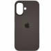 Накладка (з мікрофіброю) Silk Full Protective для iPhone 16- темно-коричневий