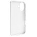 Накладка (з мікрофіброю) Silk Full Protective для iPhone 16- білий