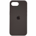 Накладка (з мікрофіброю) Silk Full Protective для iPhone 16e / iPhone 17e- темно-коричневий