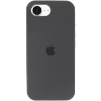 Накладка (з мікрофіброю) Silk Full Protective для iPhone 16e / iPhone 17e- темно-сірий