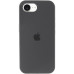Накладка (з мікрофіброю) Silk Full Protective для iPhone 16e / iPhone 17e- темно-сірий