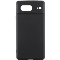 Накладка (з мікрофіброю) Silicone Cover Lakshmi Full Camera для Google Pixel 7- чорний