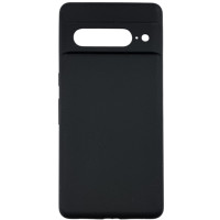 Накладка (з мікрофіброю) Silicone Cover Lakshmi Full Camera для Google Pixel 7 Pro- чорний