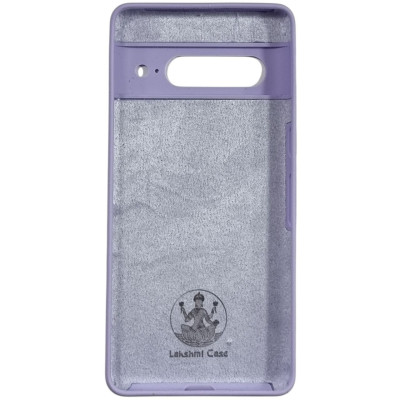 Накладка (з мікрофіброю) Silicone Cover Lakshmi Full Camera для Google Pixel 7 Pro- бузковий